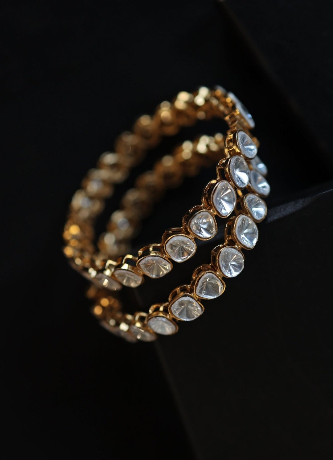 Do Taara Gold Polki Bangle SetFabilicious Fashion
