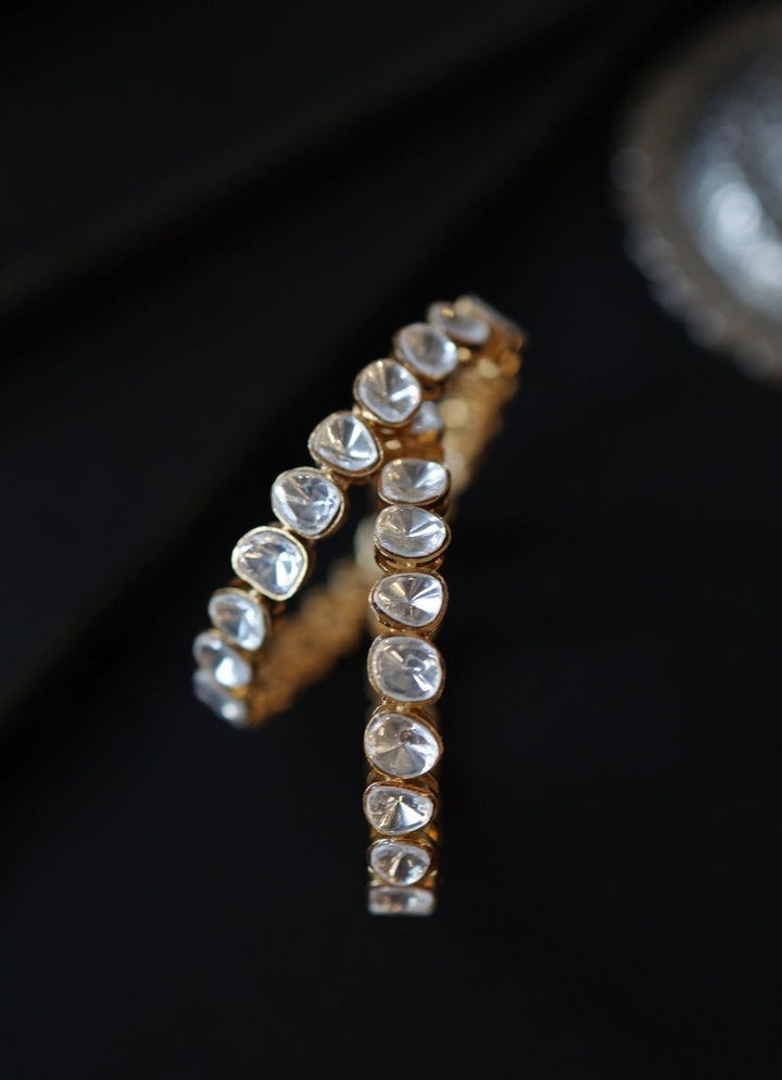 Do Taara Gold Polki Bangle SetFabilicious Fashion