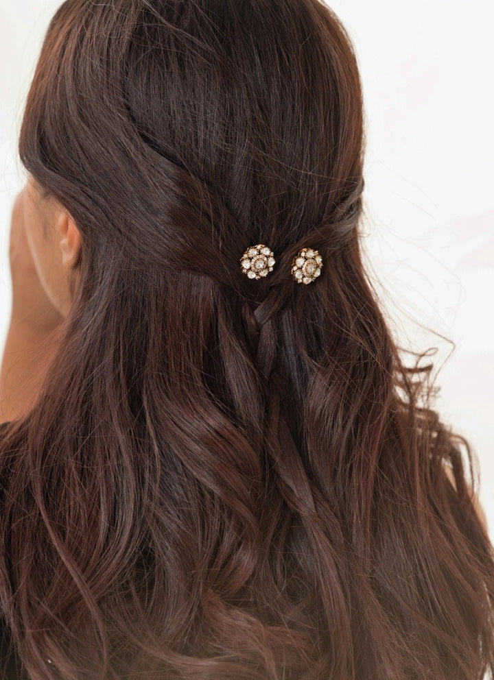 Do Taara Gold Polki Braid PinFabilicious Fashion