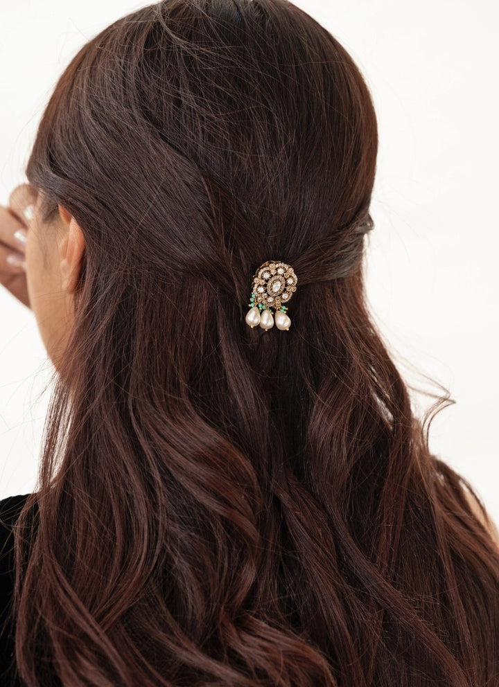 Do Taara Gold Polki Braid PinFabilicious Fashion