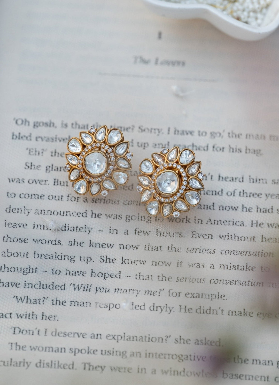 Do Taara Gold Polki EarringsFabilicious Fashion