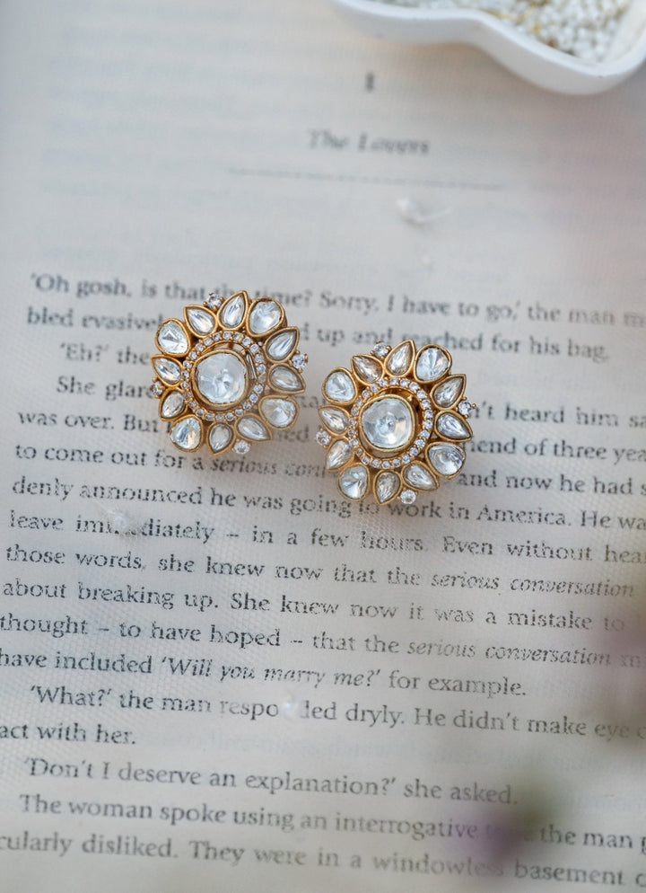 Do Taara Gold Polki EarringsFabilicious Fashion