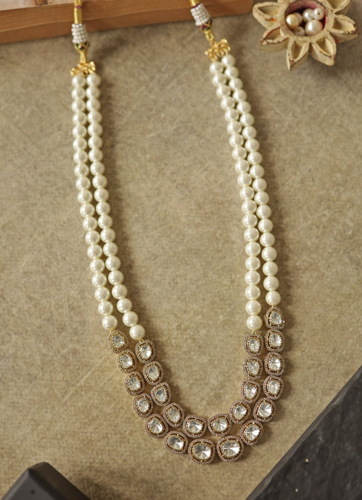 Do Taara Gold Polki Layered NecklaceFabilicious Fashion