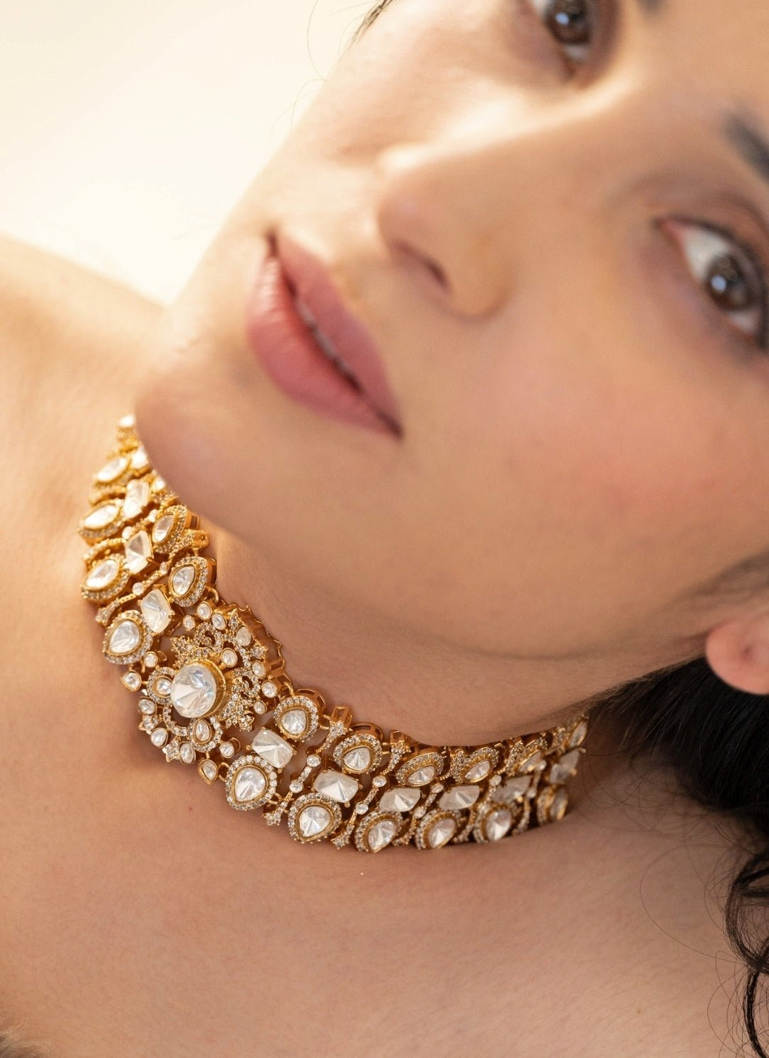 Do Taara Gold Polki Necklace SetFabilicious Fashion