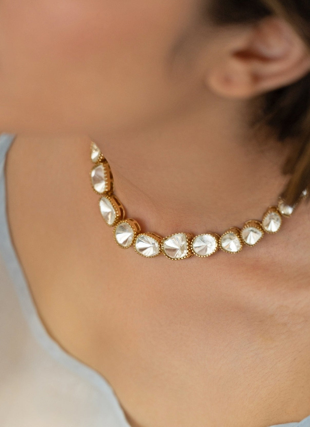 Do Taara Gold Polki NecklaceFabilicious Fashion