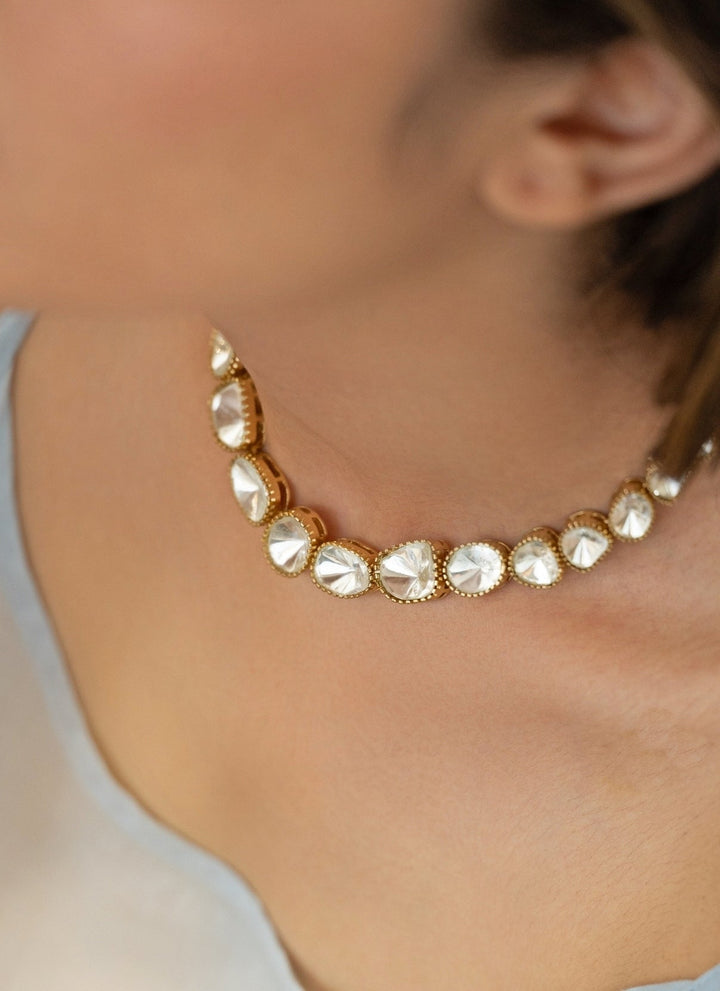 Do Taara Gold Polki NecklaceFabilicious Fashion