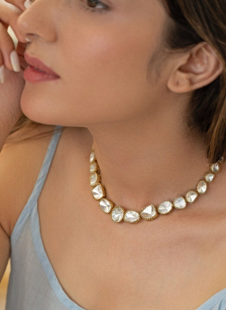 Do Taara Gold Polki NecklaceFabilicious Fashion