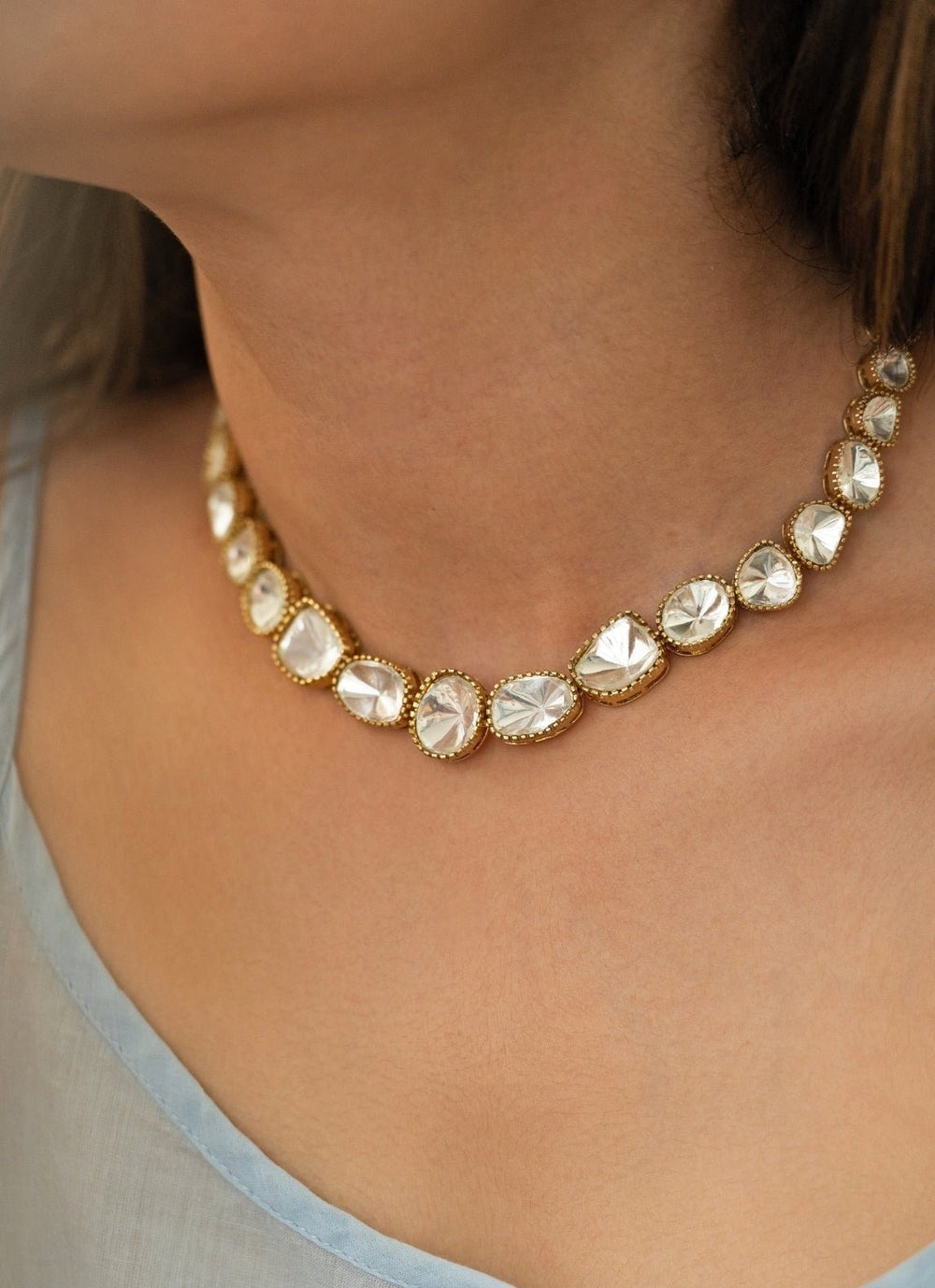Do Taara Gold Polki NecklaceFabilicious Fashion