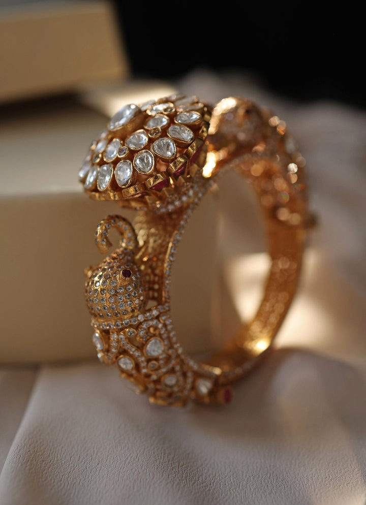 Do Taara Gold Polki Pacheli BangleFabilicious Fashion
