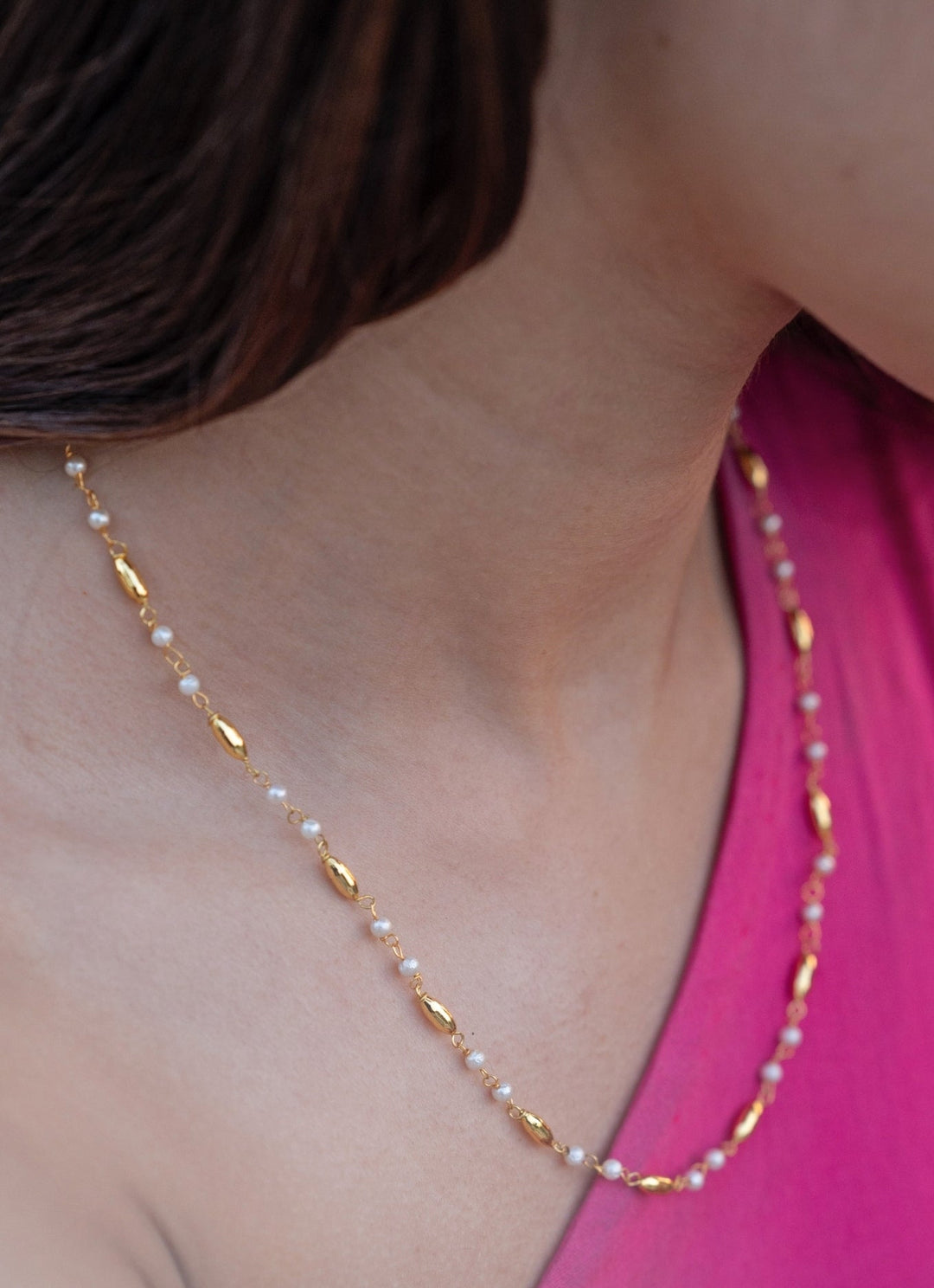 Do Taara Gold String NecklaceFabilicious Fashion