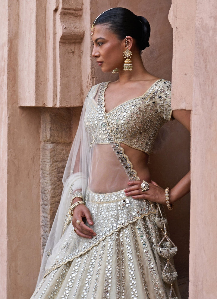 Angad Singh Gold Tissue Lehenga SetFabilicious Fashion