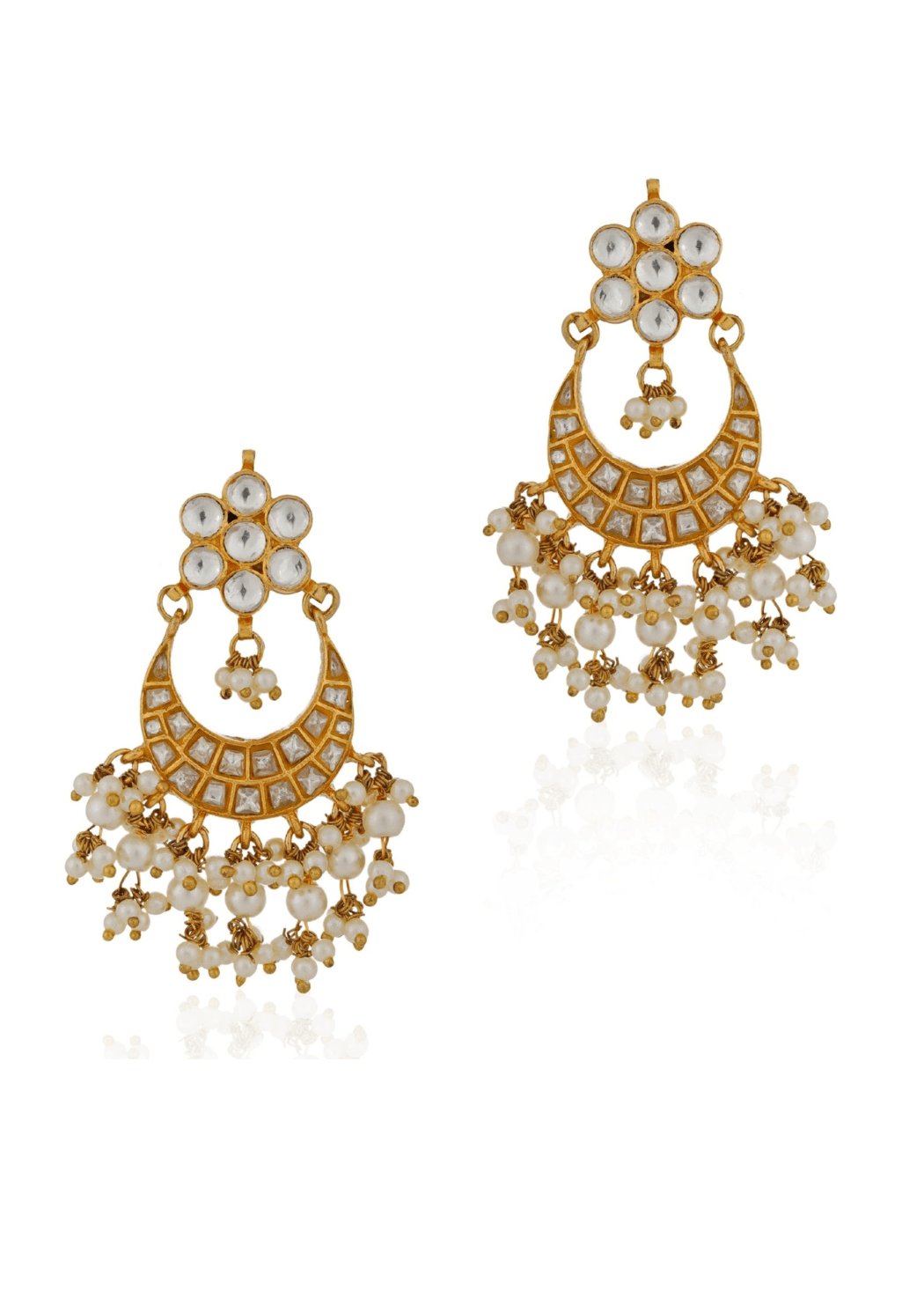 Green And White Jadtar Stone Choker Set Riana Jewellery - Fabilicious Fashion