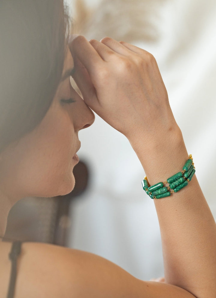 Do Taara Green BraceletFabilicious Fashion