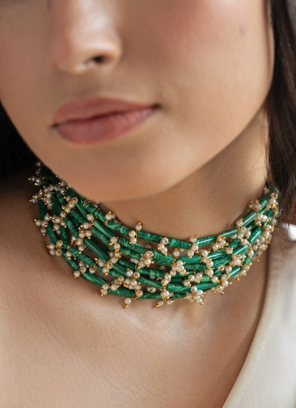 Green Choker Necklace