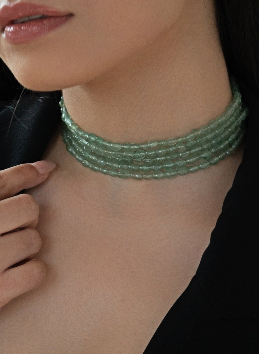 Do Taara Green Choker NecklaceFabilicious Fashion