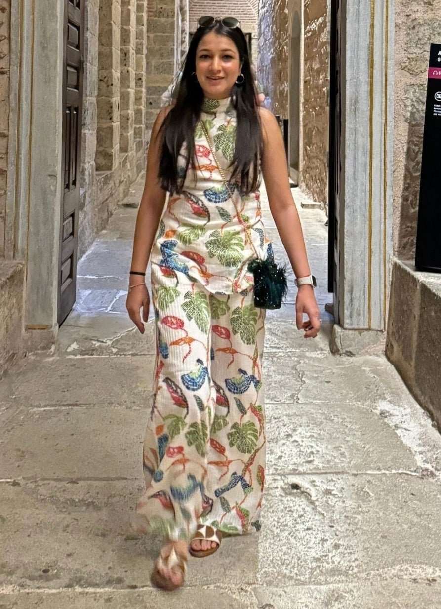 Green Embellished Mini Bag With Feathers House of Kosha - Fabilicious Fashion