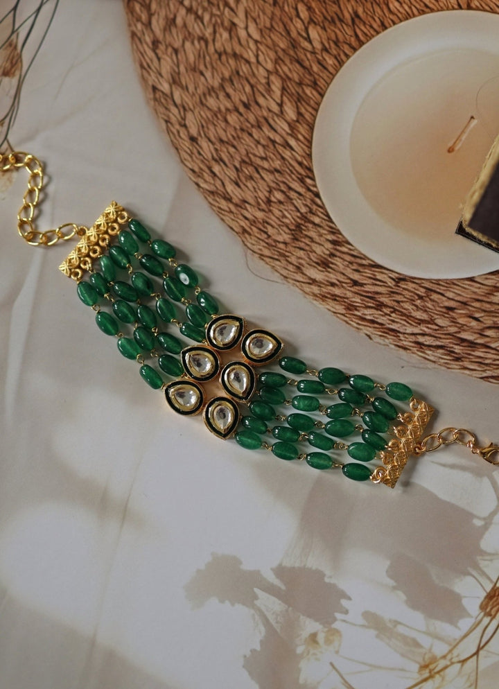Do Taara Green Kundan BraceletFabilicious Fashion