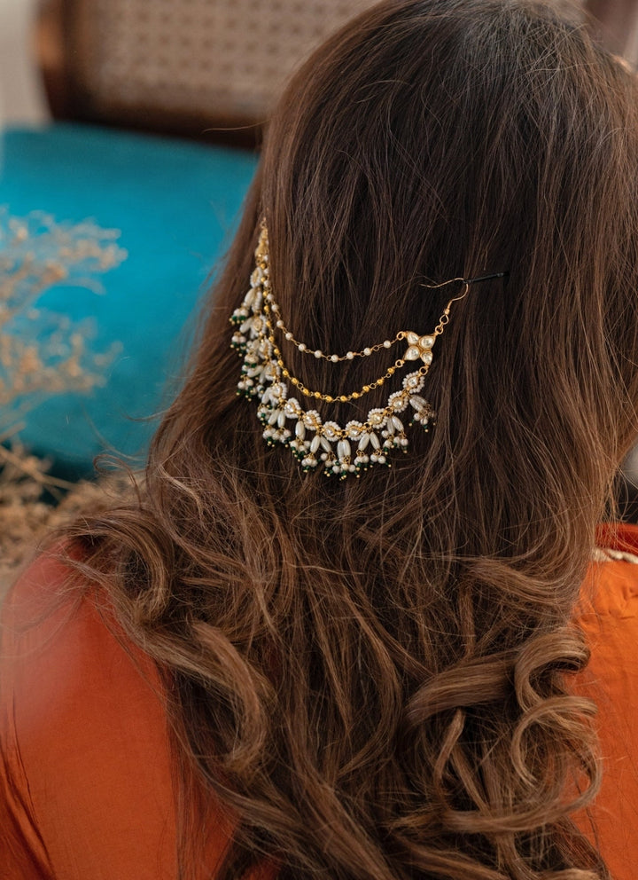 Do Taara Green Kundan Braid PinFabilicious Fashion