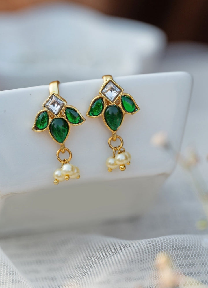 Do Taara Green Kundan Ear CuffFabilicious Fashion
