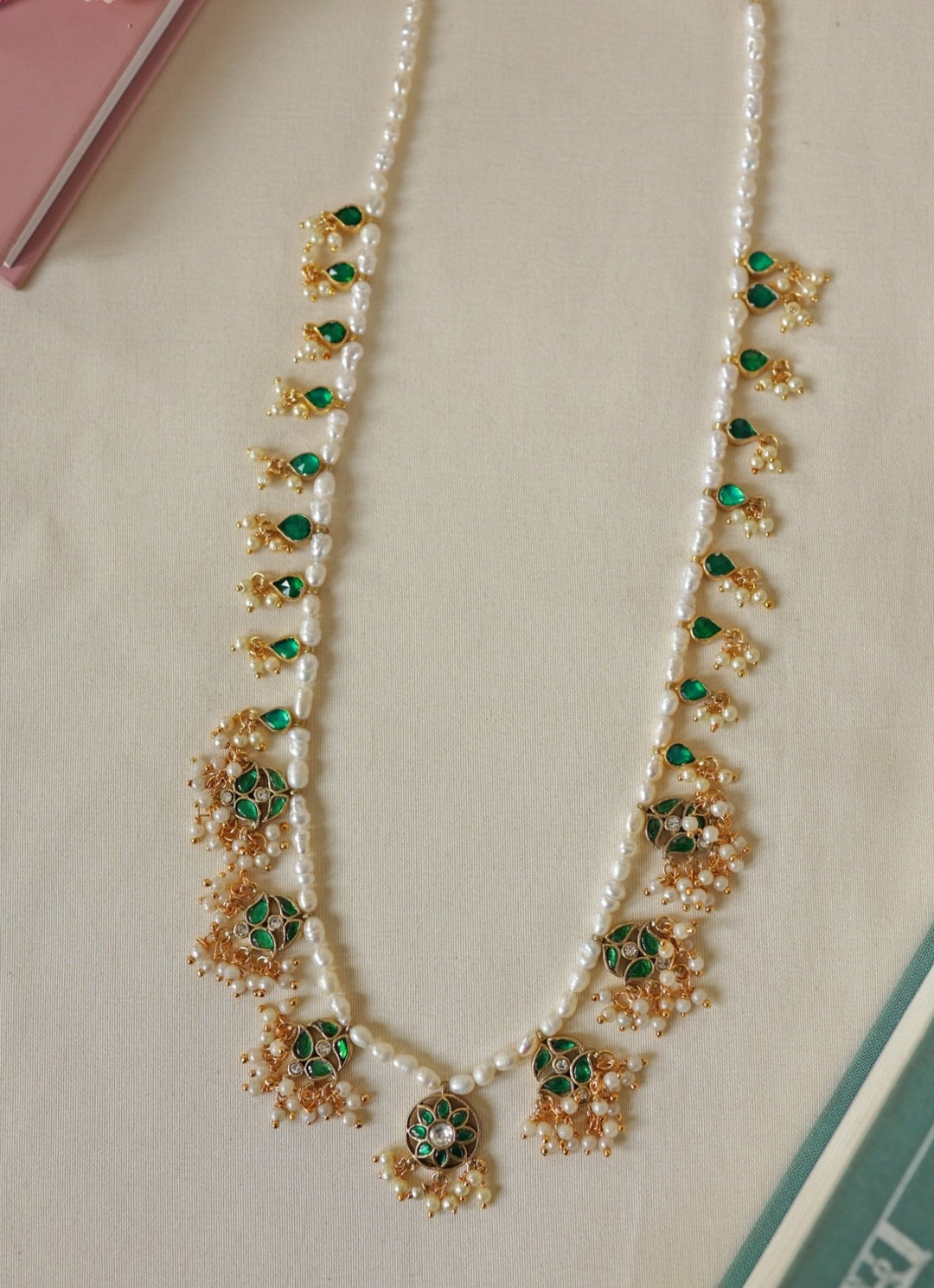 Do Taara Green Kundan NecklaceFabilicious Fashion