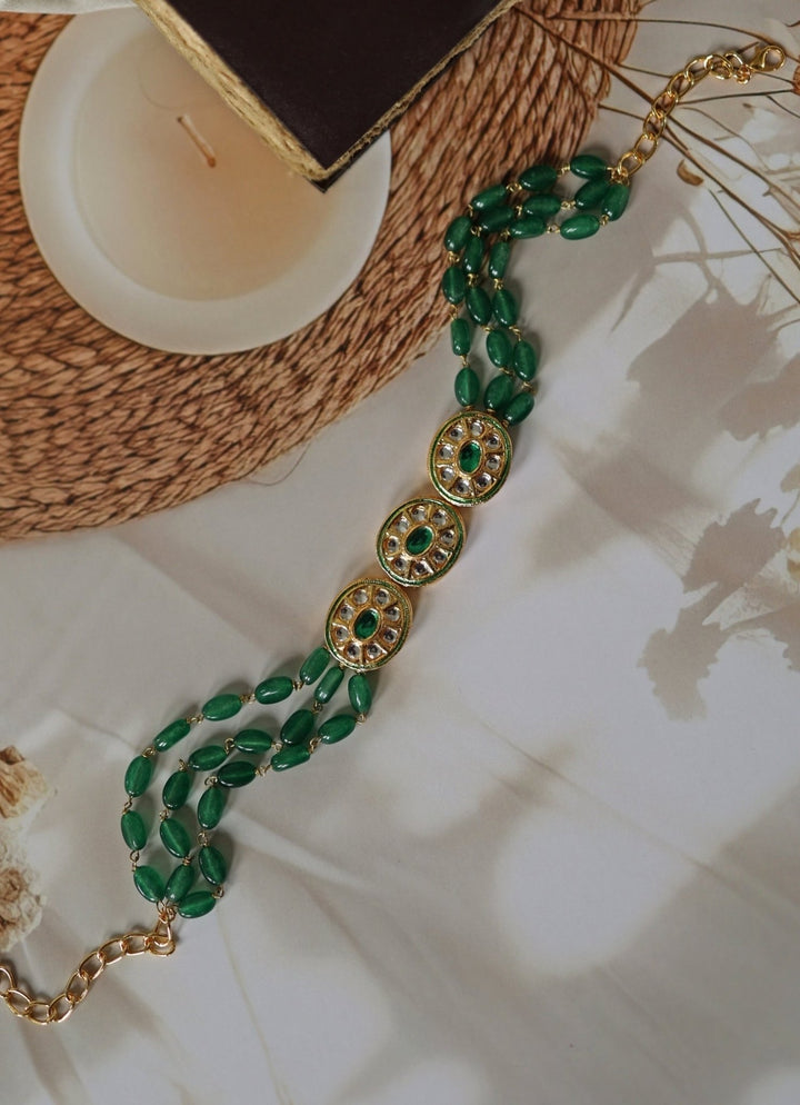 Do Taara Green Kundan NecklaceFabilicious Fashion