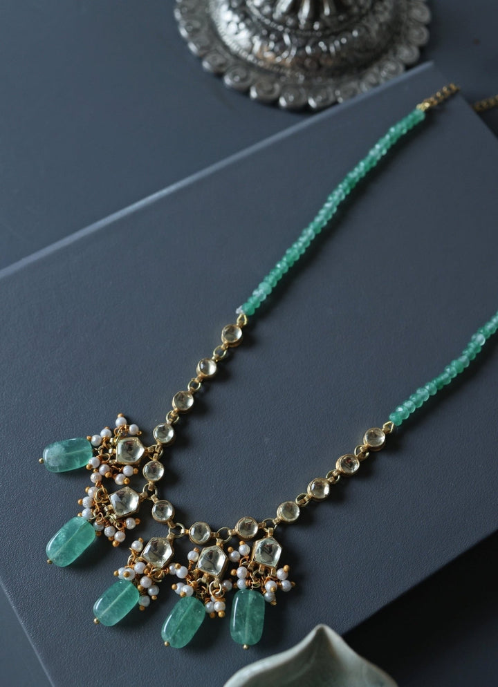 Do Taara Green Kundan NecklaceFabilicious Fashion