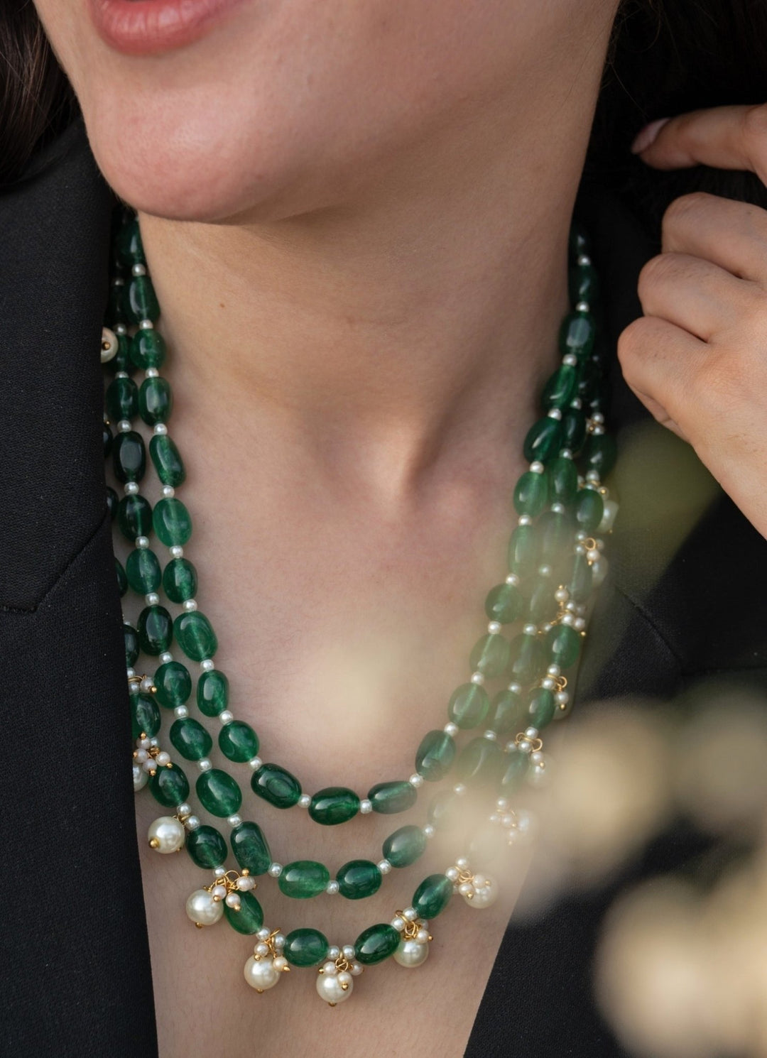 Do Taara Green NecklaceFabilicious Fashion