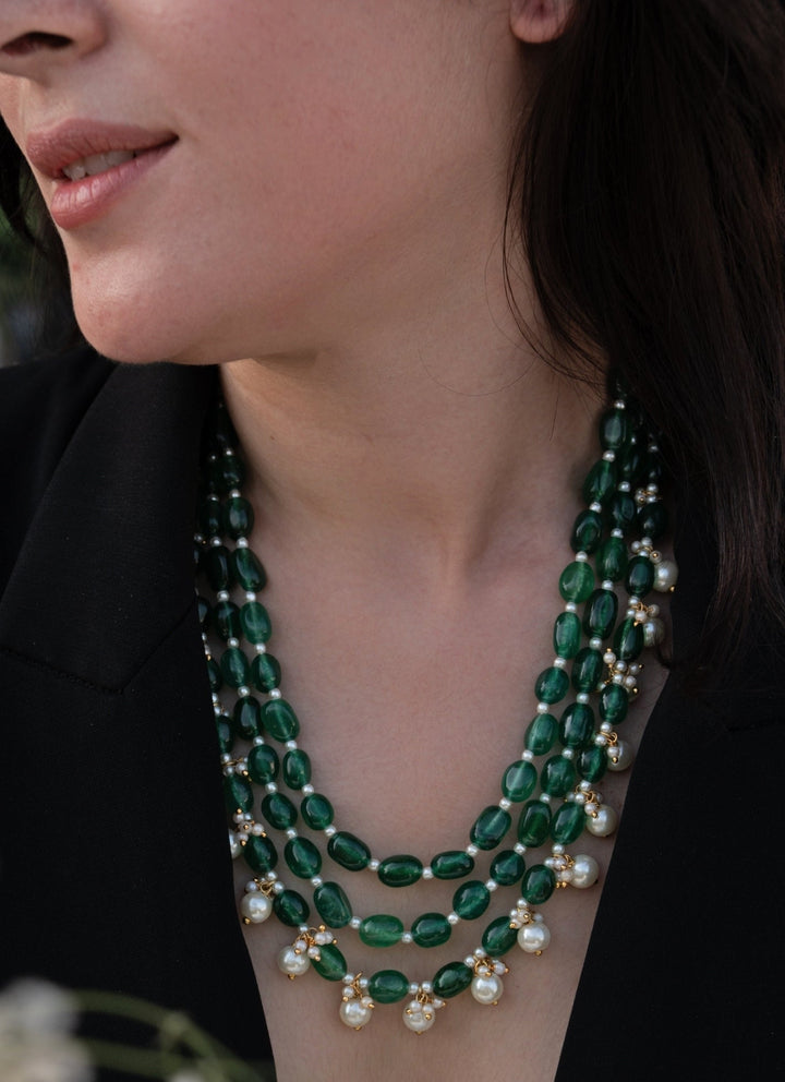 Do Taara Green NecklaceFabilicious Fashion