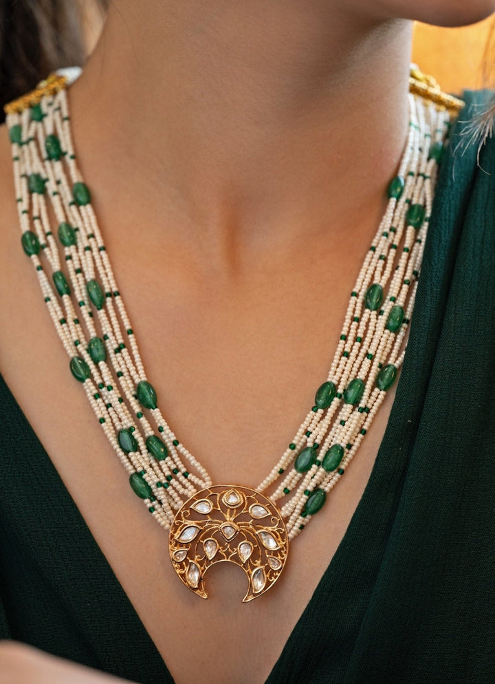 Do Taara Green Polki NecklaceFabilicious Fashion