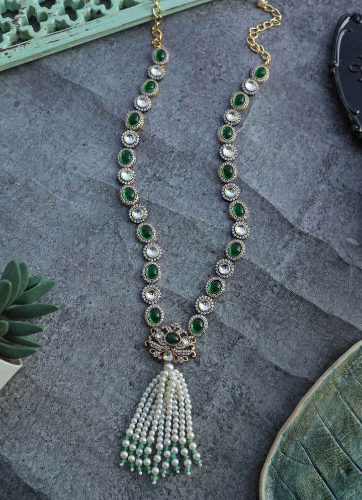 Do Taara Green Polki NecklaceFabilicious Fashion