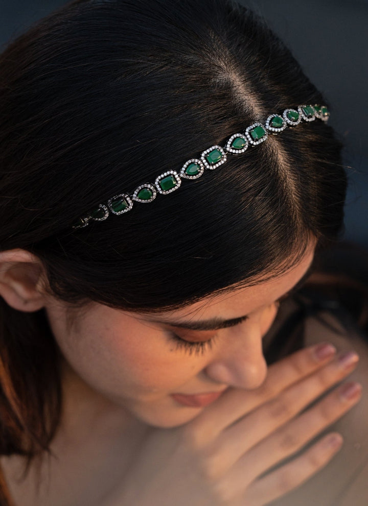 Do Taara Green Stones HeadbandFabilicious Fashion