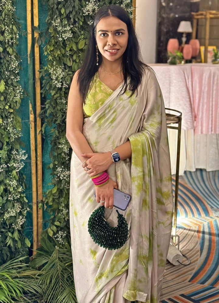 Green Suede Embellished Hobo Bag House of Kosha - Fabilicious Fashion