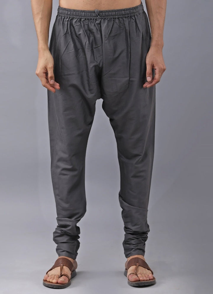 Grey and Red Silk Kurta Jacket Set Manish Nagdeo Men - Fabilicious Fashion