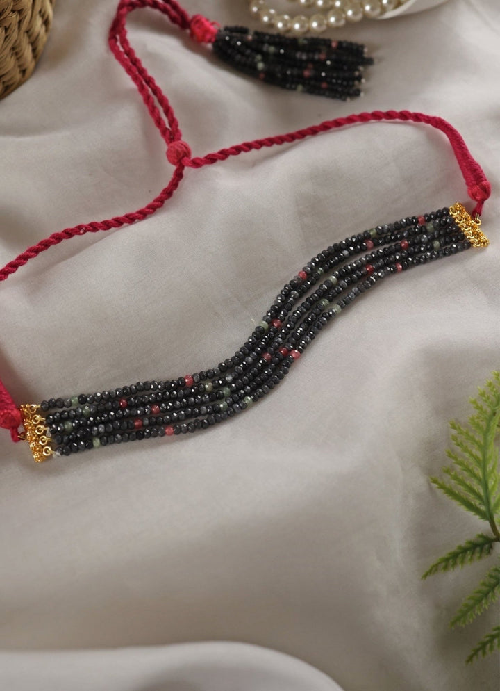 Do Taara Grey Choker NecklaceFabilicious Fashion