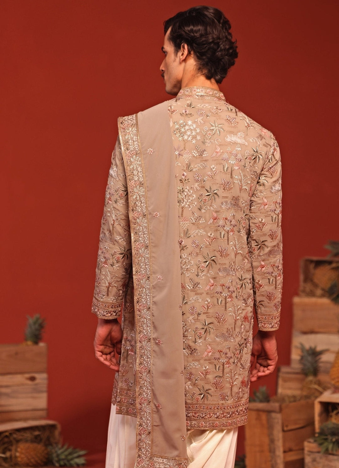 Grey Embroidered Kurta Patiala Pant Set Kalpraag - Fabilicious Fashion