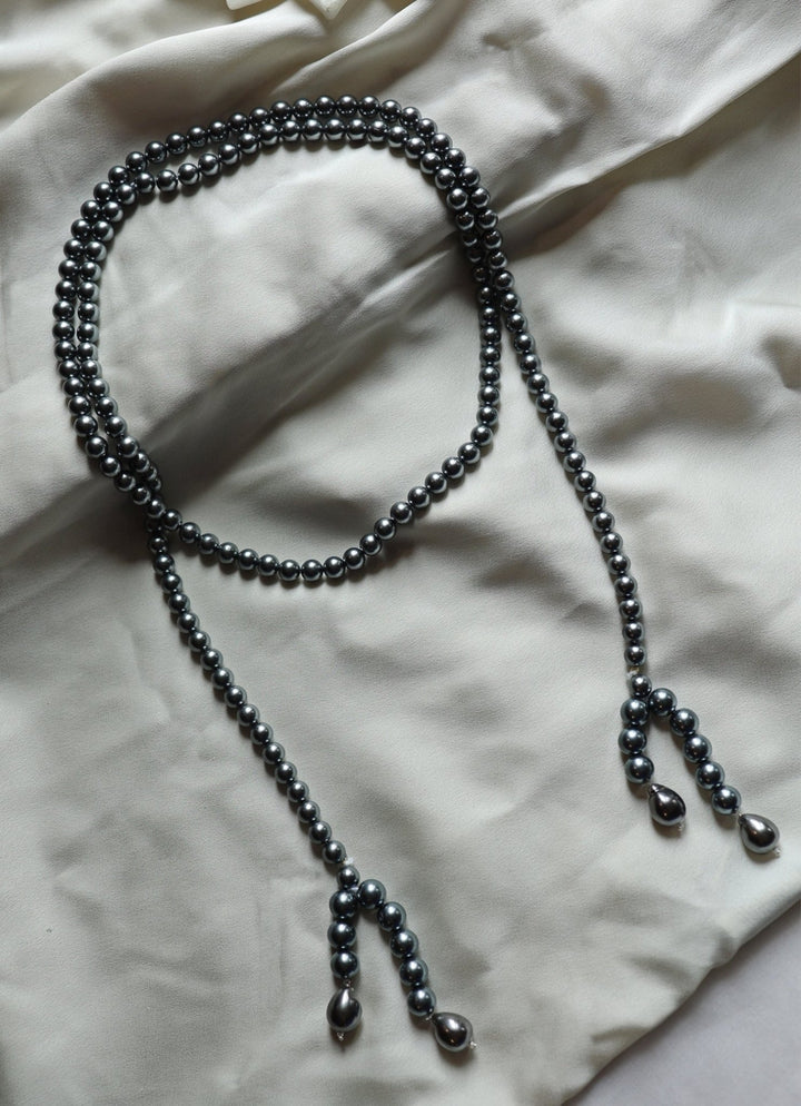 Do Taara Grey Pearl NecklaceFabilicious Fashion