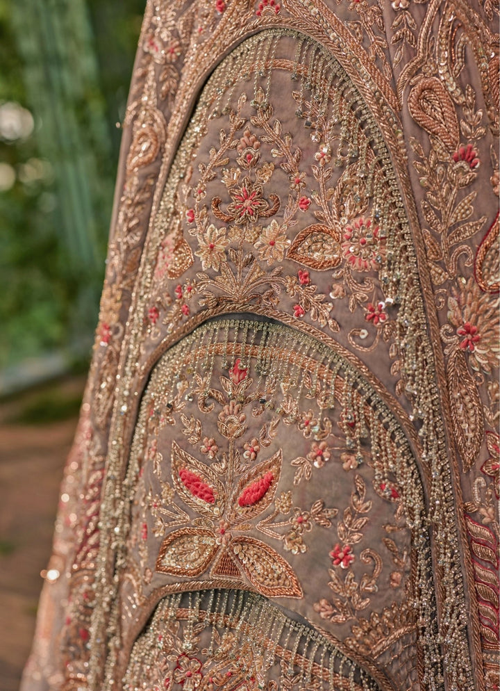 Jigar and Nikita Grey Velvet Bridal Lehenga SetFabilicious Fashion