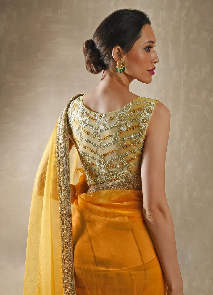 Haldi Yellow Saree Renee Label - Fabilicious Fashion