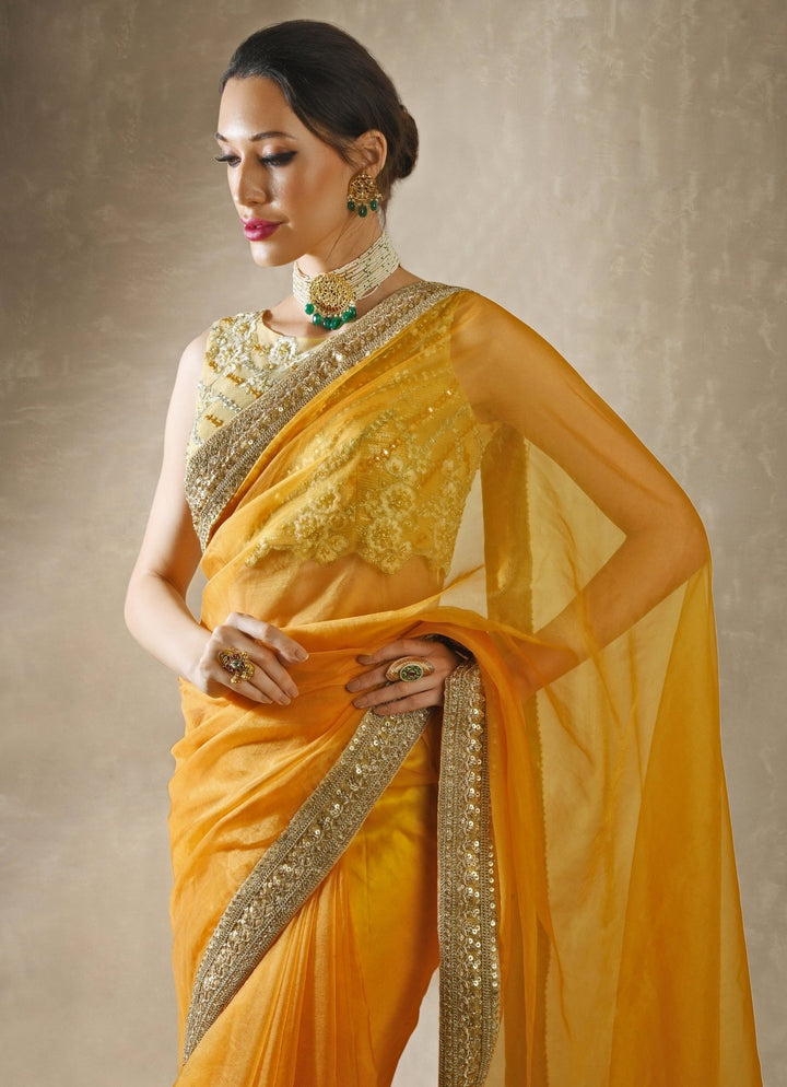 Haldi Yellow Saree Renee Label - Fabilicious Fashion