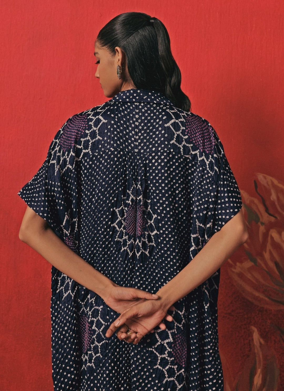 Twenty Nine Indigo Blue Bandhani Shirt And Palazzo SetFabilicious Fashion