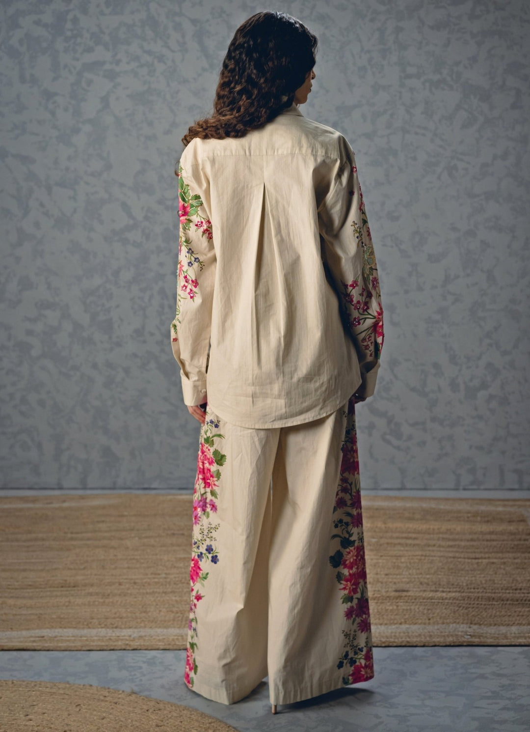 Paulmi and Harsh X Ease Ivory Cotton Co - Ord SetFabilicious Fashion