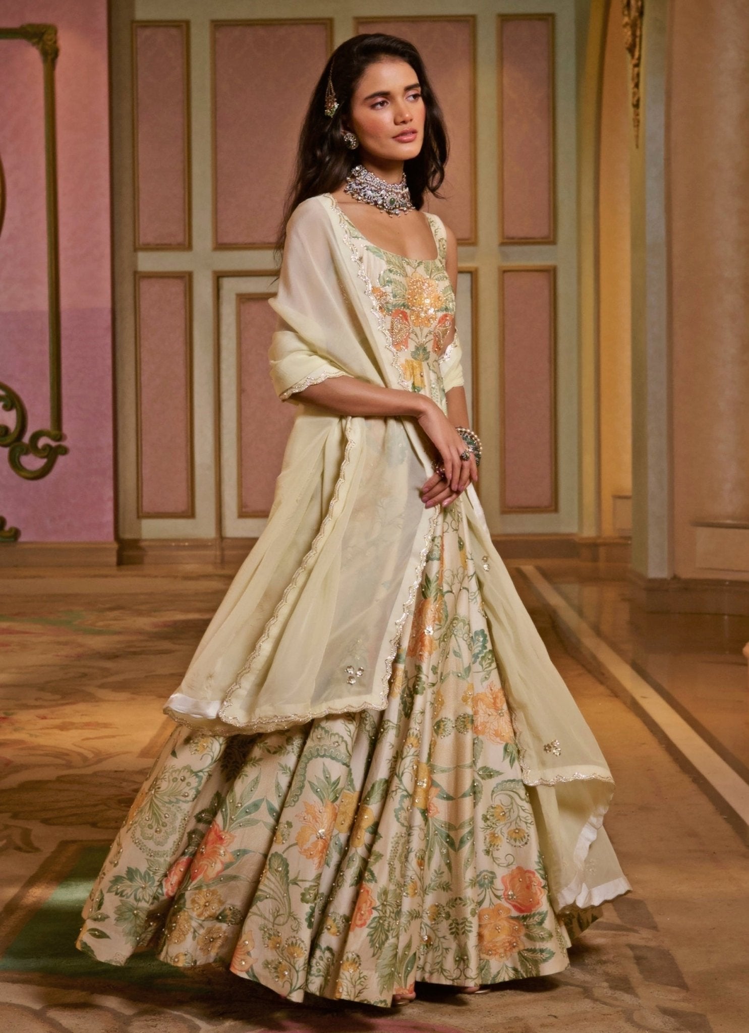 elegant nikaah wedding guest outfits for women featuring pastel sharara and anarkali styles