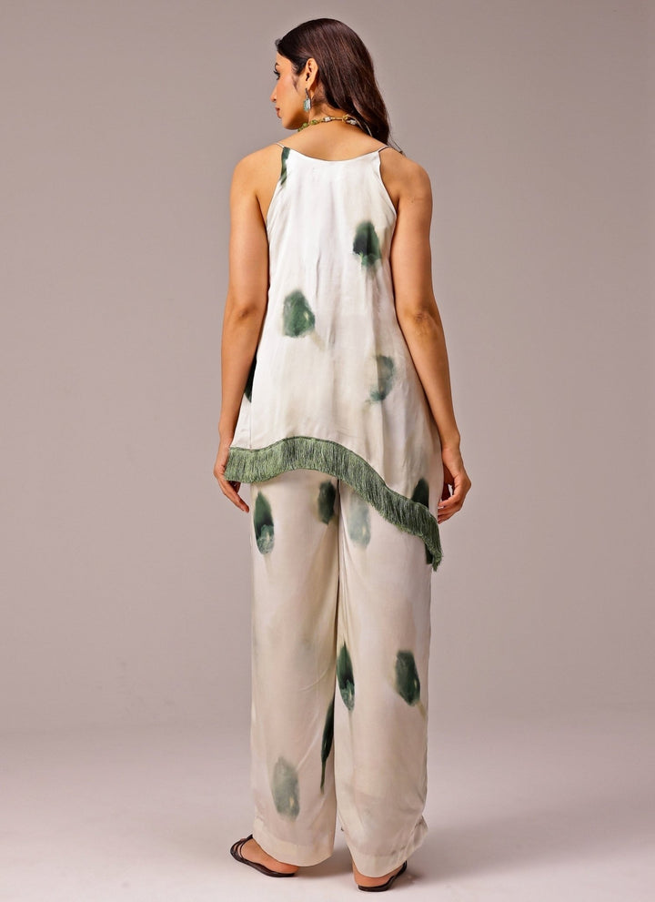 Studio Surbhi Ivory Georgette Satin Co-Ord SetFabilicious Fashion