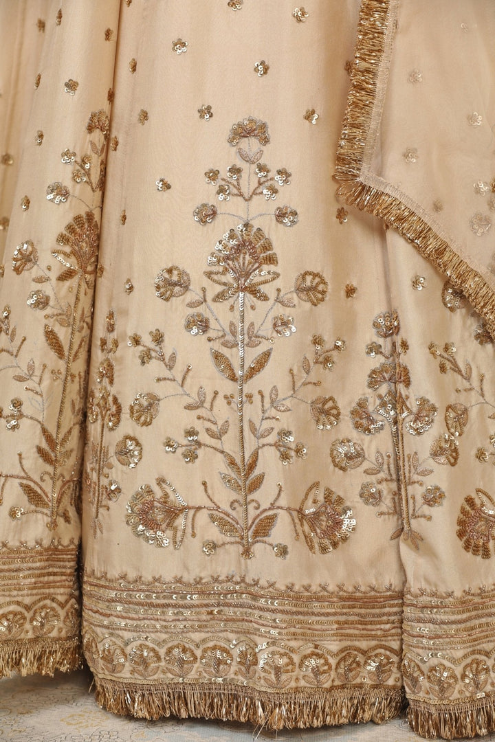 Ivory Gota Embroidered Lehenga Set Esha Koul - Fabilicious Fashion
