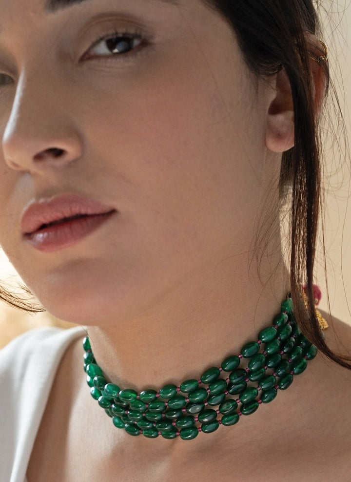 Do Taara Jade Green NecklaceFabilicious Fashion
