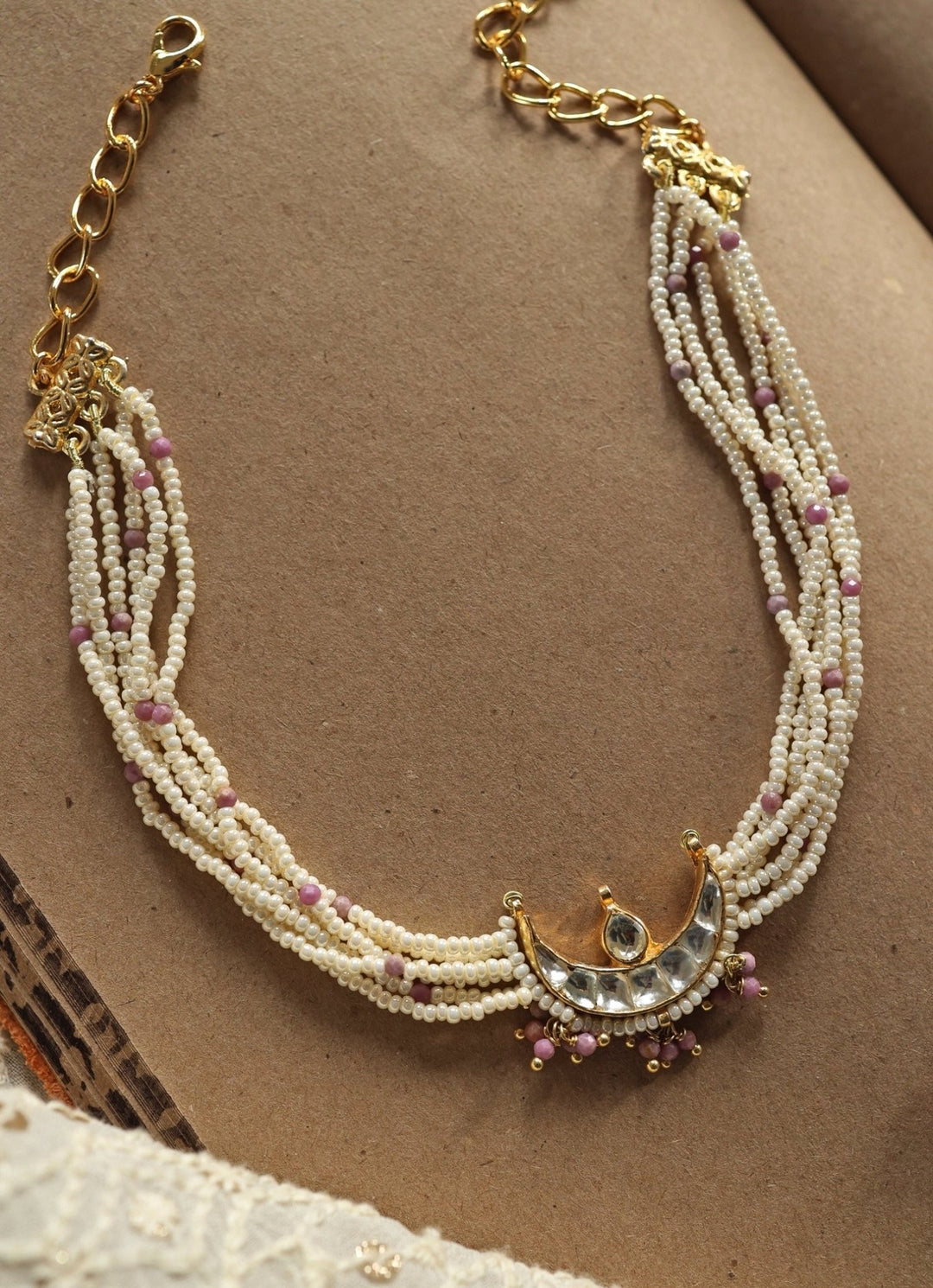 Do Taara Kundan And Pearls NecklaceFabilicious Fashion