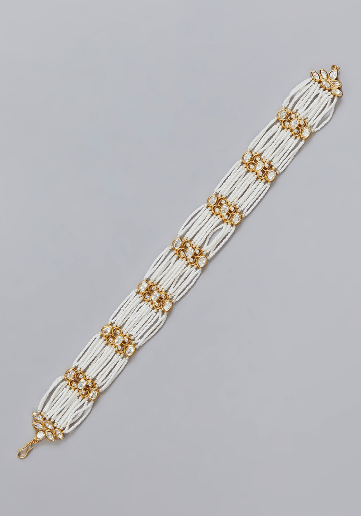 Kundan Gold Matha Patti Zevar by Geeta - Fabilicious Fashion