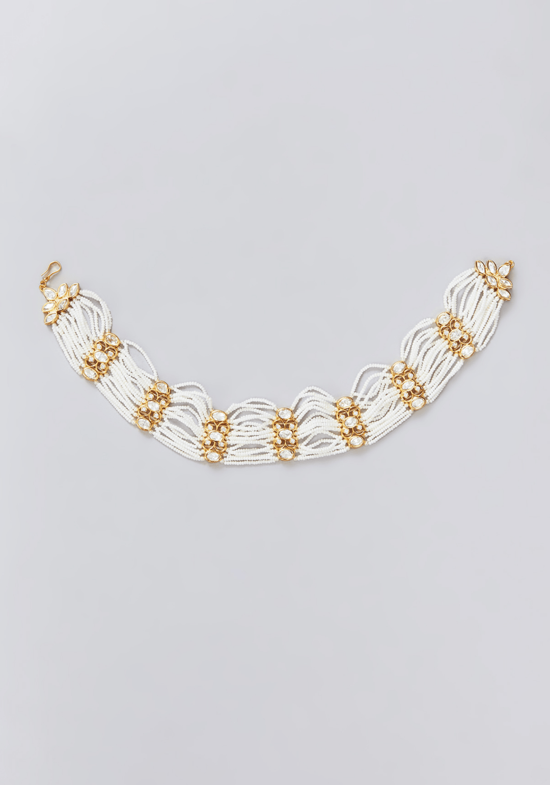Kundan Gold Matha Patti Zevar by Geeta - Fabilicious Fashion