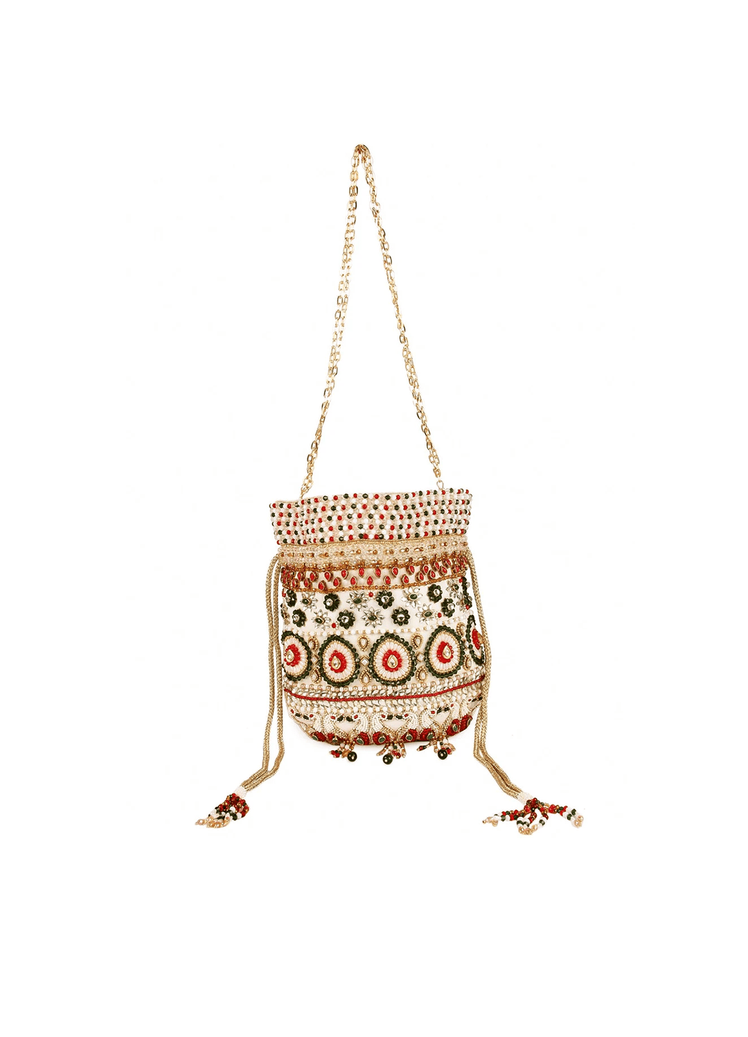 Kundan Peacock Potli The Purple Sack - Fabilicious Fashion