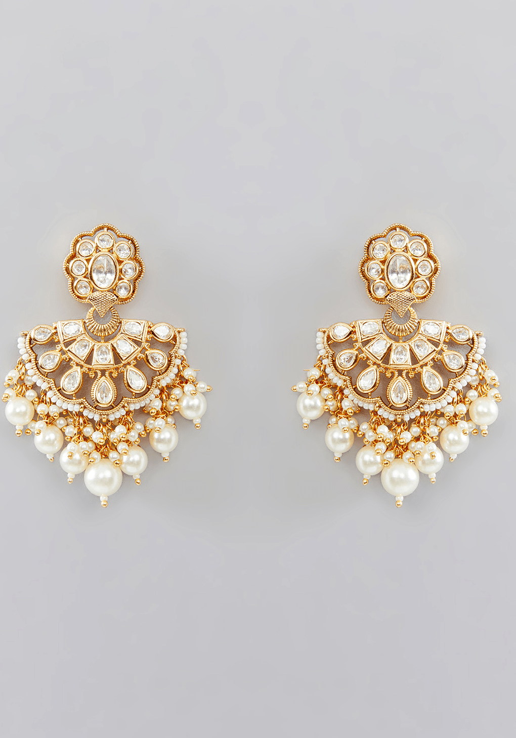 Kundan Pendant Necklace Set Zevar by Geeta - Fabilicious Fashion